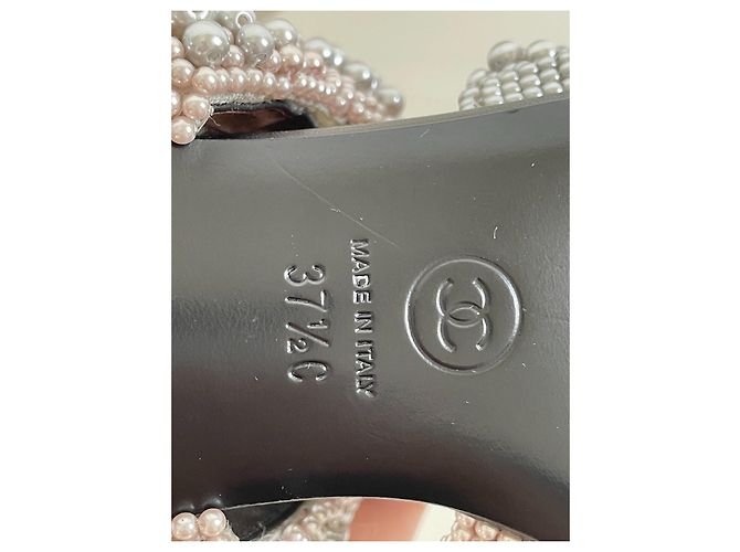 Décolleté Chanel in pelle nera 37.5 Nero - vista 9