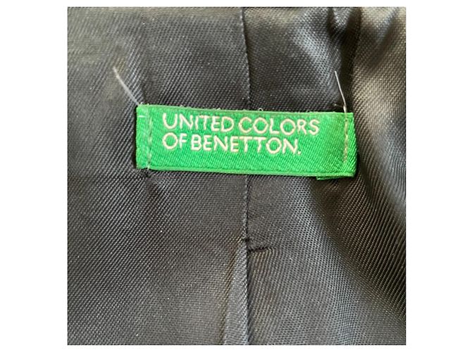 Autre Marque Abrigo Duffle Coat BENETTON Negro - vista 4
