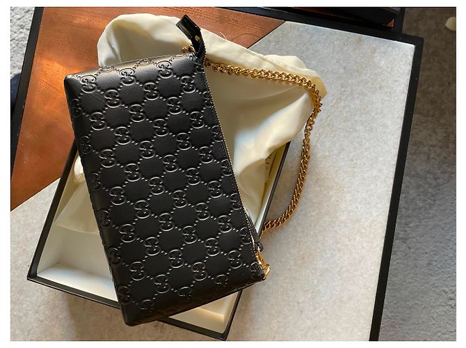 Pochette Gucci in pelle - vista 6