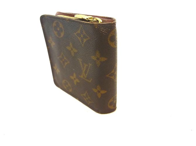 Louis Vuitton Compact Zip Monogram Cartera Marrón Castaño - vista 4