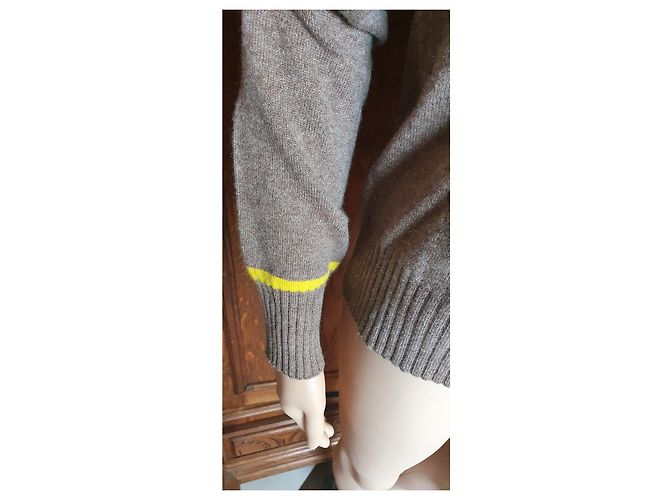 Suéter Chloé Stora de cachemira gris - vista 4