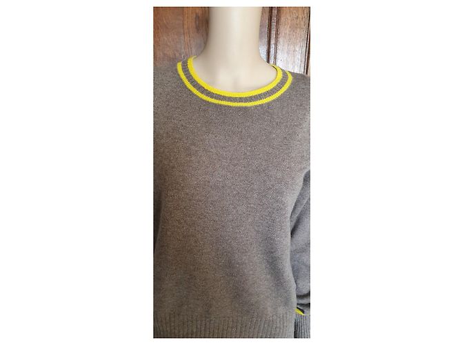 Suéter Chloé Stora de cachemira gris - vista 5