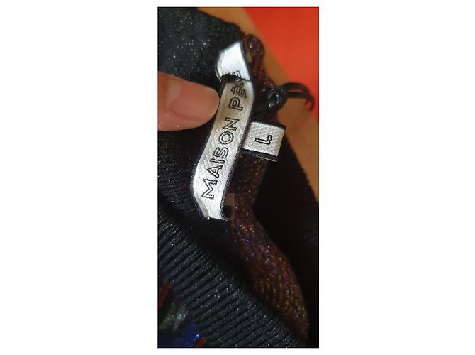 Autre Marque Falda midi de lamé Maison Père Multicolor - vista 2