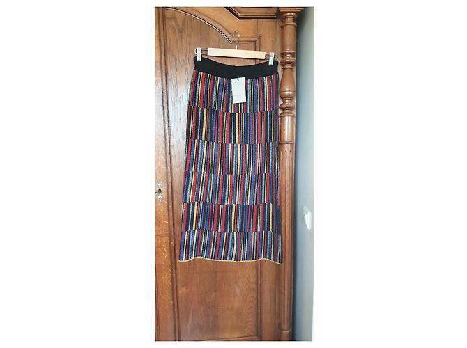 Autre Marque Falda midi de lamé Maison Père Multicolor - vista 3
