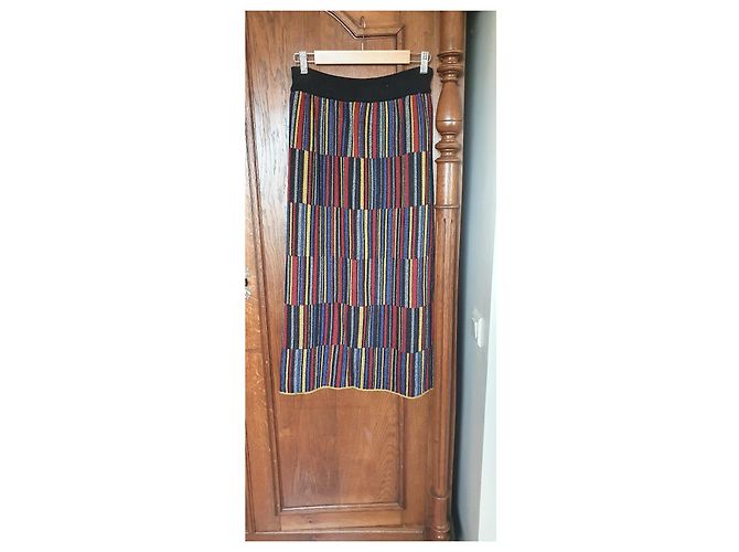 Autre Marque Falda midi de lamé Maison Père Multicolor - vista 5