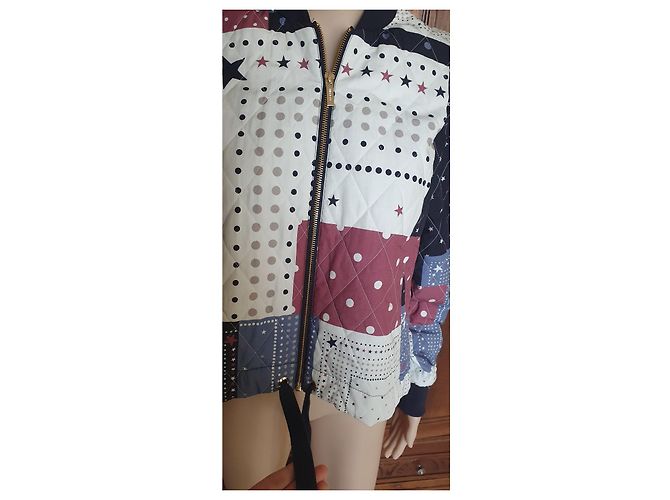 Giacca Tommy Hilfiger in cotone multicolore XS - vista 7