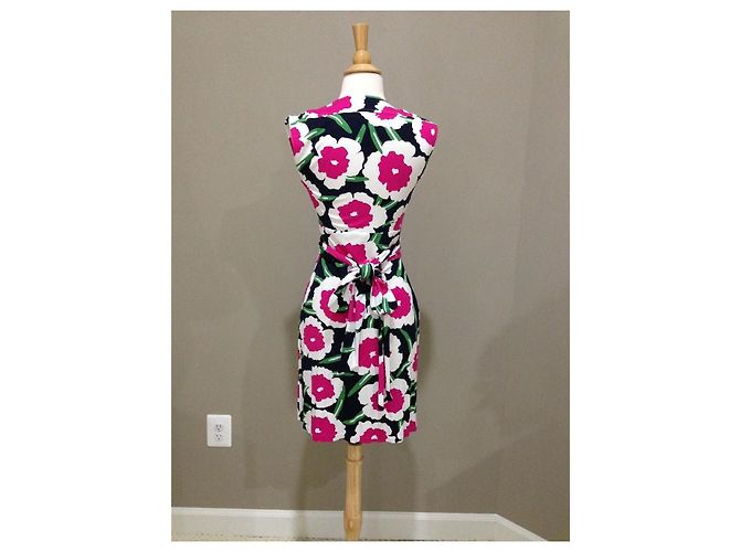 Diane Von Furstenberg Robe portefeuille DvF Cassidy Wildflower Multicolore - vue 2