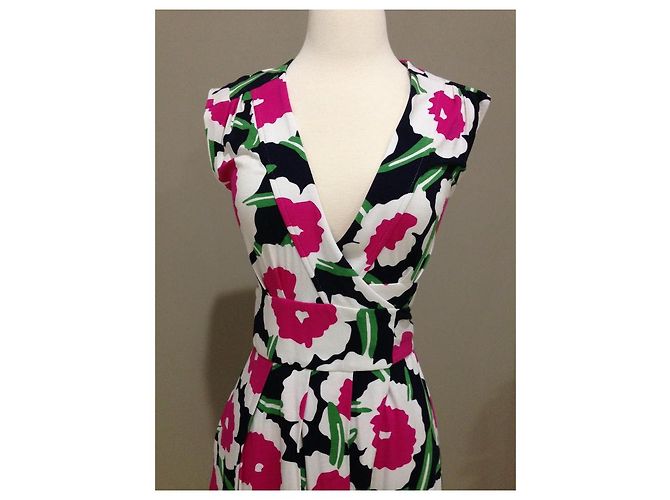 Diane Von Furstenberg Robe portefeuille DvF Cassidy Wildflower Multicolore - vue 3