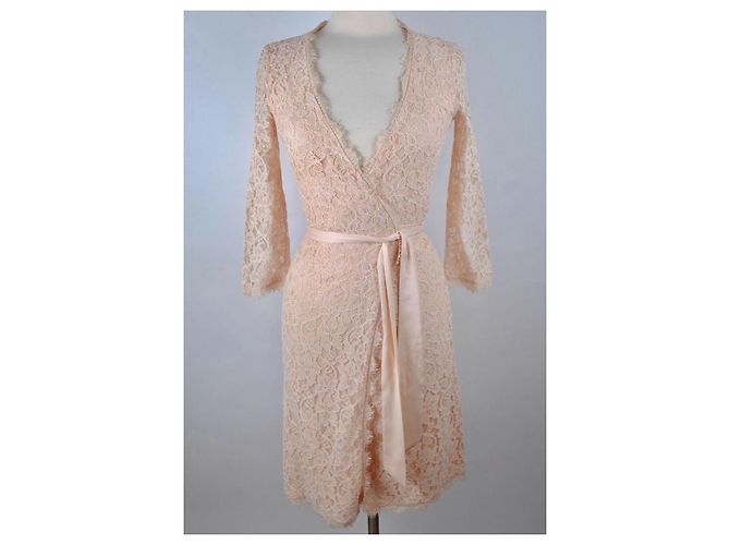 Diane Von Furstenberg Julianne Spitzenkleid Rosa Pink - Ansicht 3