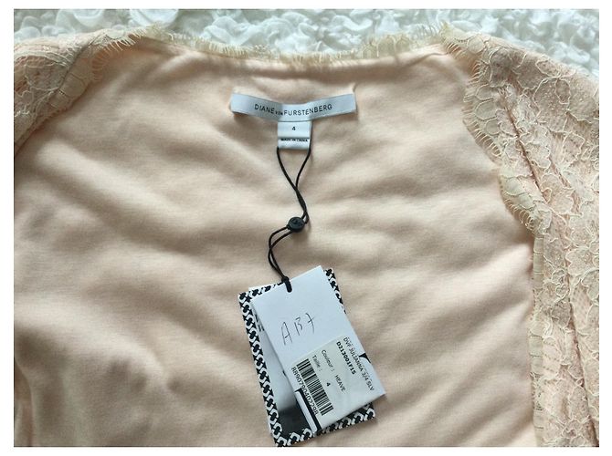 Diane Von Furstenberg Julianne Spitzenkleid Rosa Pink - Ansicht 5