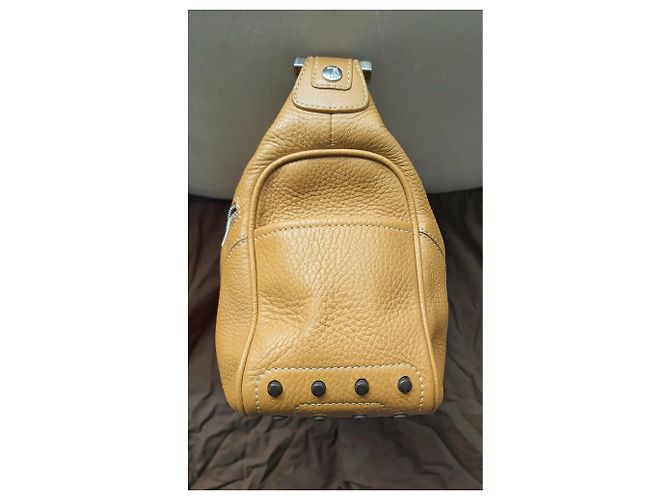 Borsa Tod's in pelle color cognac D'oro Rame - vista 5
