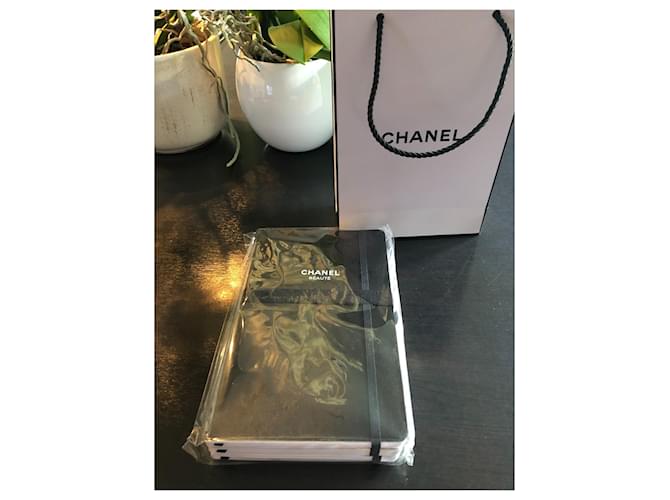 Cambon 3 Chanel-Notizbücher Schwarz - Ansicht 4