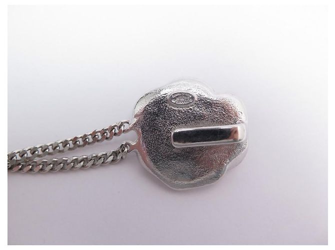 CINTURÓN CADENA CHANEL CAMELIA 75 a 85 CINTURÓN CADENA STRASS METAL PLATA CM - vista 4