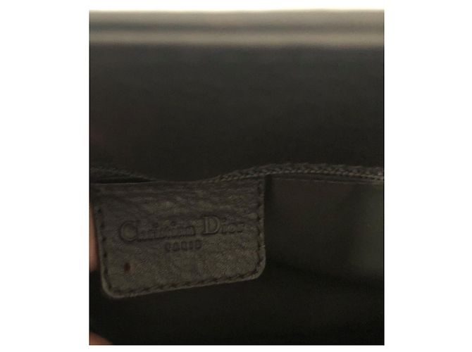Borsa Dior in pelle marrone - vista 3