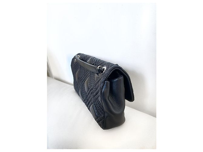 Timeless Borsa Chanel nera con patta singola Nero - vista 3