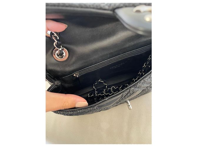 Timeless Borsa Chanel nera con patta singola Nero - vista 5