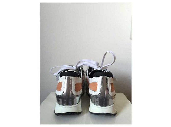 Pierre Hardy Scarpe da ginnastica multicolori con accento argento Multicolore - vista 10