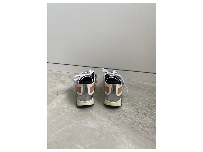 Pierre Hardy Scarpe da ginnastica multicolori con accento argento Multicolore - vista 6