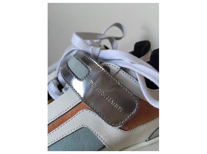 Pierre Hardy Scarpe da ginnastica multicolori con accento argento Multicolore - vista 9