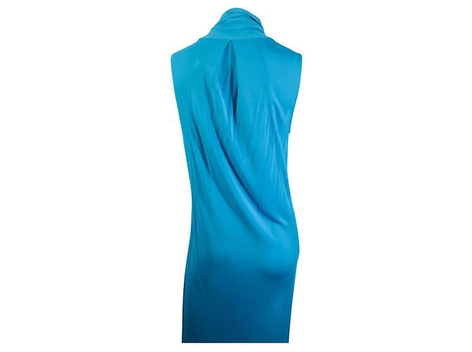 Diane Von Furstenberg DvF Vintage Baker Kleid Türkis - Ansicht 2