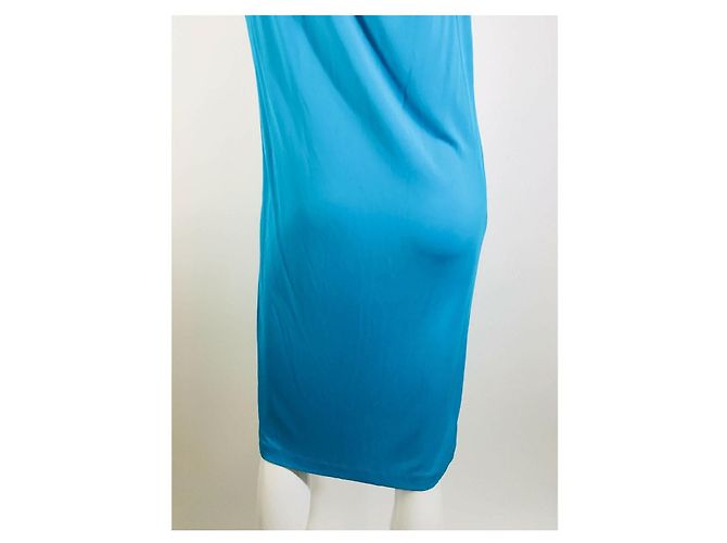 Diane Von Furstenberg DvF Vintage Baker Kleid Türkis - Ansicht 5