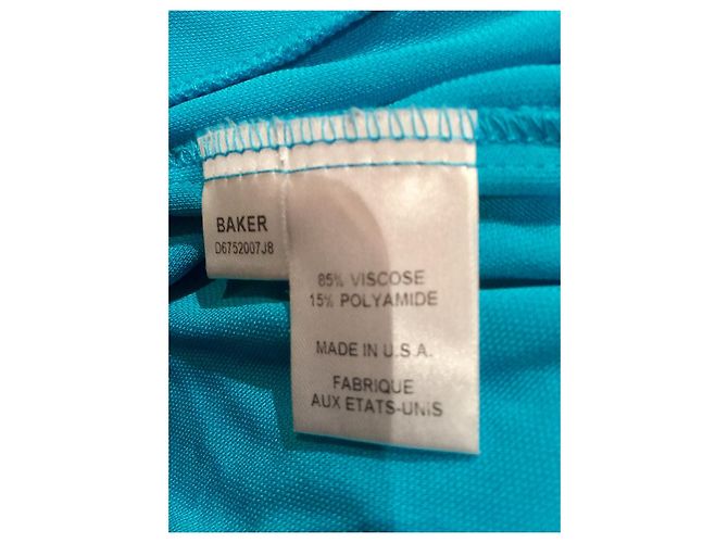 Diane Von Furstenberg DvF Vintage Baker Kleid Türkis - Ansicht 7