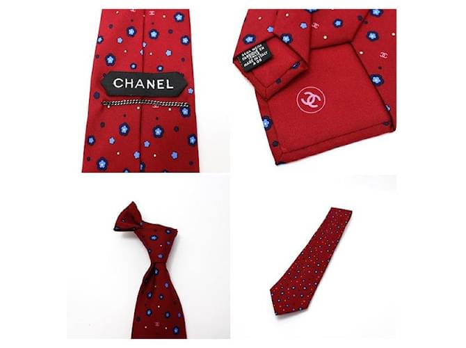 Chanel Cravates Rouge - vue 2