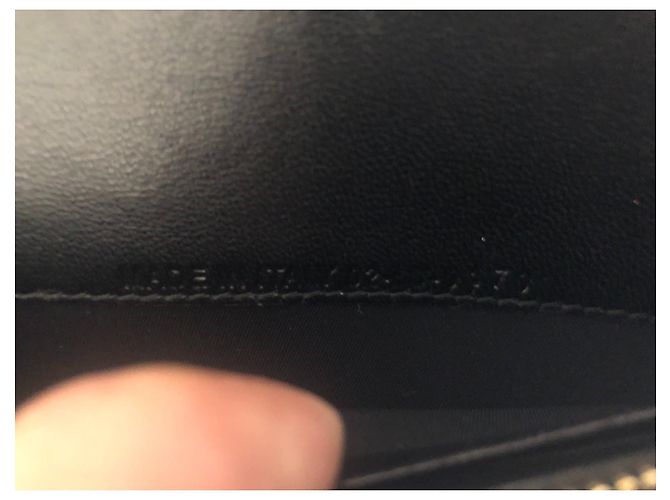 Dior Black Patent Leather Wallet Gold Hardware - view 7