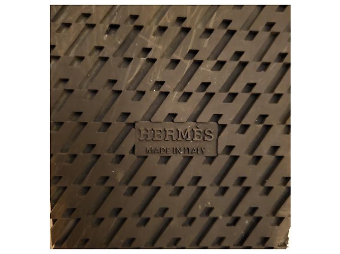 Hermès SANDALI IN PELLICCIA DI SHEARLING HERMES CIPRO Rosa Beige Caramello - vista 6