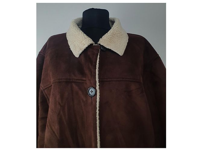 Abrigo Ralph Lauren Marrón XL Castaño - vista 2