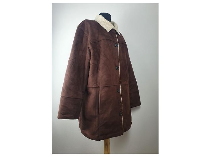 Abrigo Ralph Lauren Marrón XL Castaño - vista 3
