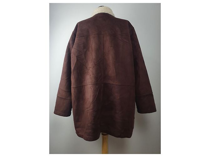 Abrigo Ralph Lauren Marrón XL Castaño - vista 4