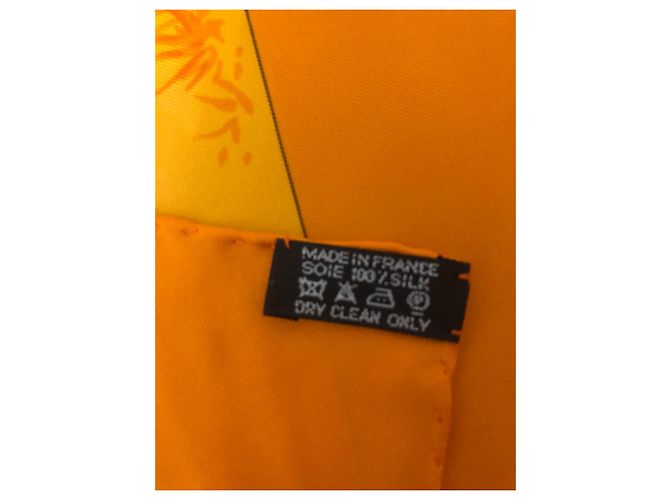 Kelly Hermès Quadratische Giraffen Orange - Ansicht 3