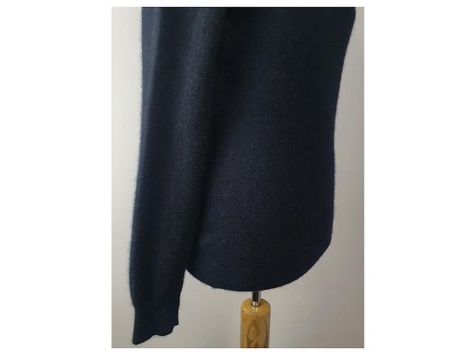 Autre Marque Chillytime by Madeleine schwarzer Kaschmir-Polopullover - Ansicht 4