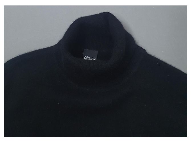 Autre Marque Chillytime by Madeleine schwarzer Kaschmir-Polopullover - Ansicht 6