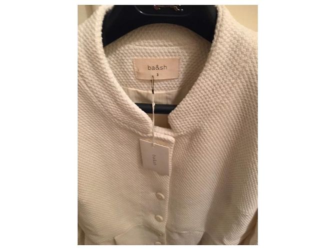 Bash extra dicker Baumwoll-Sommermantel Beige - Ansicht 2