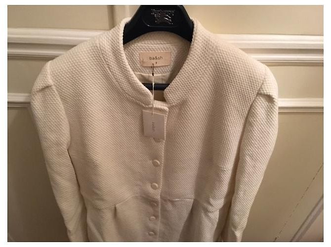 Bash extra dicker Baumwoll-Sommermantel Beige - Ansicht 3