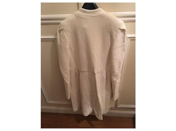 Bash extra dicker Baumwoll-Sommermantel Beige - Ansicht 5
