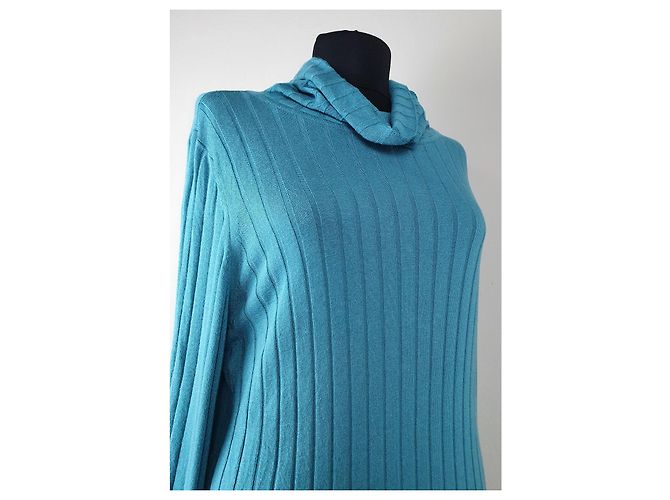 Marcel Ostertag Kleid Blau - Ansicht 3