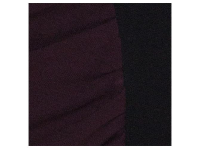 Diane Von Furstenberg Abito DvF Gladys bicolore Nero Viola scuro - vista 4