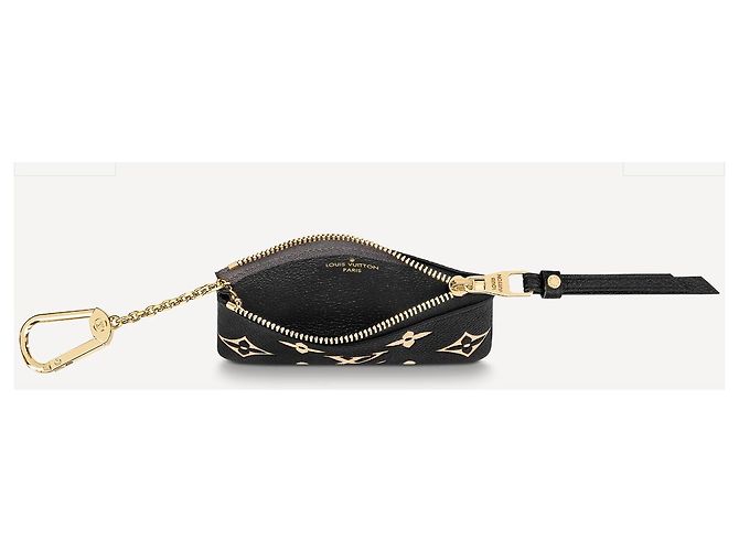 Louis Vuitton Monogram Empreinte Monedero de cuero negro - vista 2
