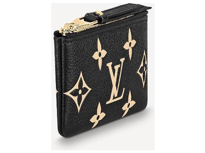 Louis Vuitton Monogram Empreinte Monedero de cuero negro - vista 3