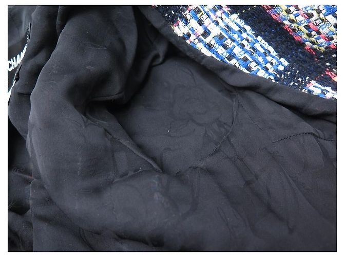 NUOVA GIACCA CHANEL P34951 S 36 IN TWEED BOTTONI MULTICOLORE CC NEW JACKET - vista 6