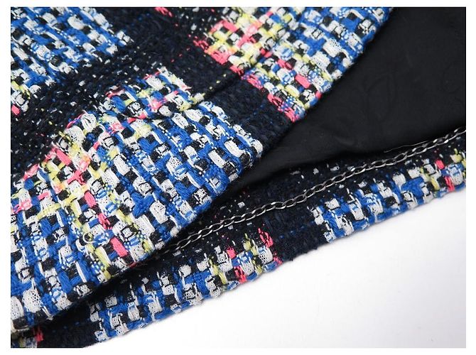 NUOVA GIACCA CHANEL P34951 S 36 IN TWEED BOTTONI MULTICOLORE CC NEW JACKET - vista 7