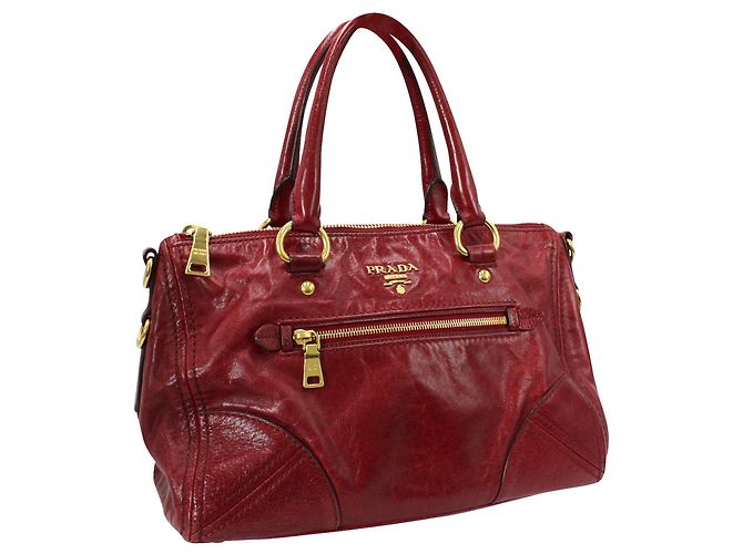 Prada Vitello Rubino Tote Bag - vista 2