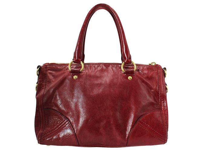 Prada Vitello Rubino Tote Bag - vista 3