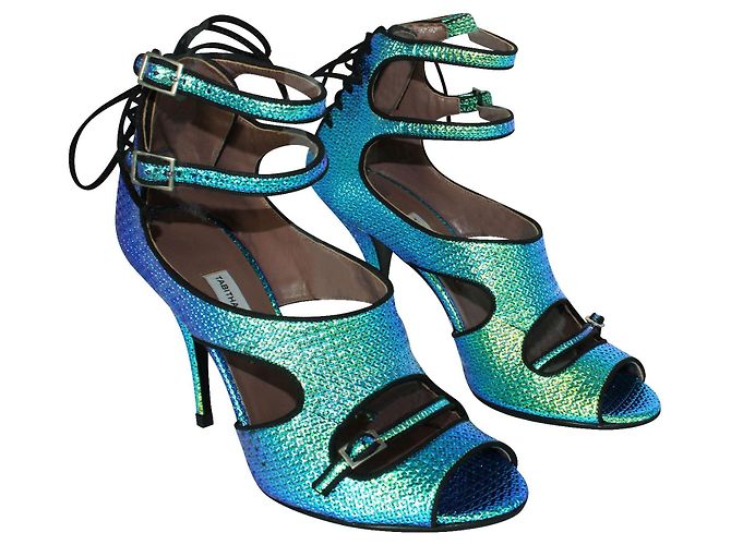 Tabitha Simmons Holographische Absätze Blau - Ansicht 2
