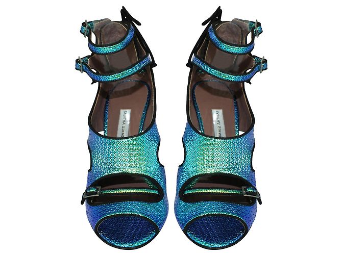 Tabitha Simmons Holographische Absätze Blau - Ansicht 3