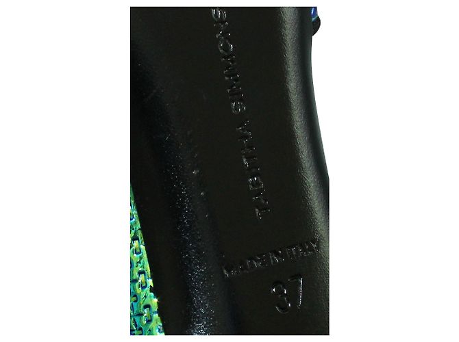 Tabitha Simmons Holographische Absätze Blau - Ansicht 6