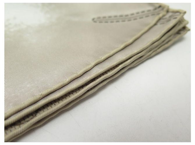 sciarpa gucci nuova 1875 MONOGRAMMA QUADRATO IN SETA MARRONE GG 70 Nuova sciarpa - vista 5